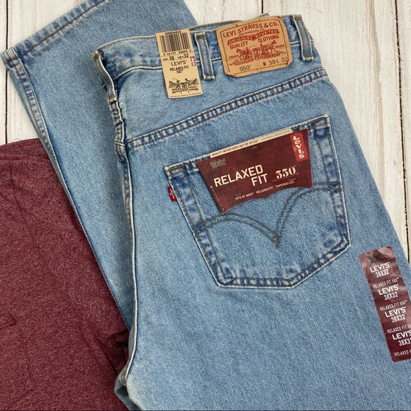 Men’s Levi’s 550 Relaxed Fit Jeans, 38x32 - Picture 8 of 8